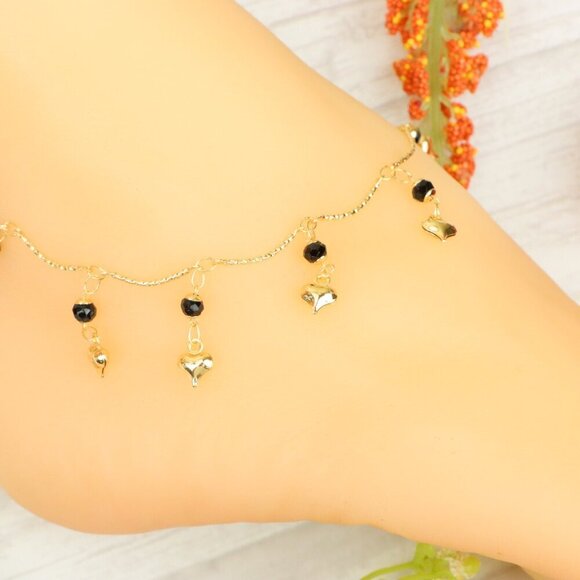 "Handmade Anklet – Elegant & Delicate Jewelry for Women | UNVRC1148 - Picture 6 of 10